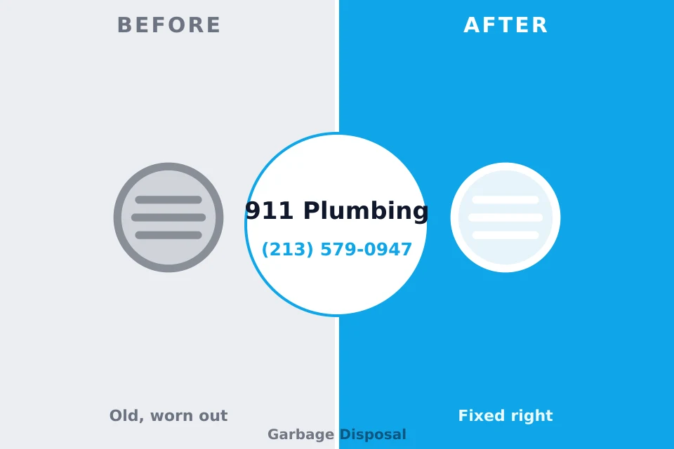 Before and after: plumbing repair Brown Station, MD